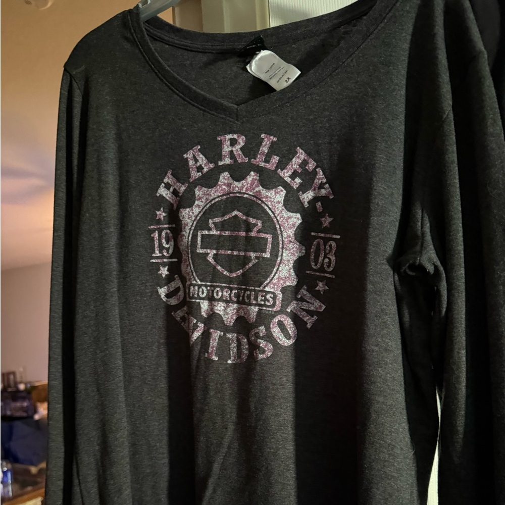 Harley-Davidson Charcoal Gray Shirt
